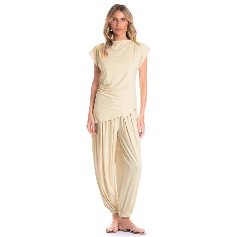 Calça Feminina Aladim Essenza Bege/P