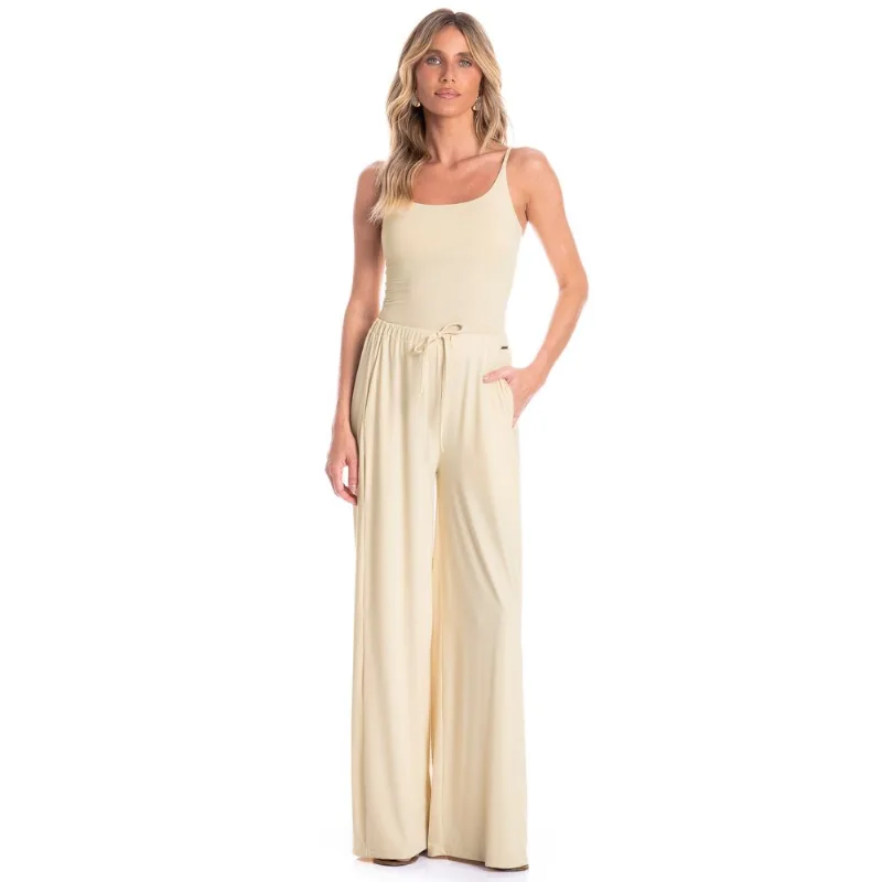 Calça Feminina Com Bolso Málaga Essenza Bege/M