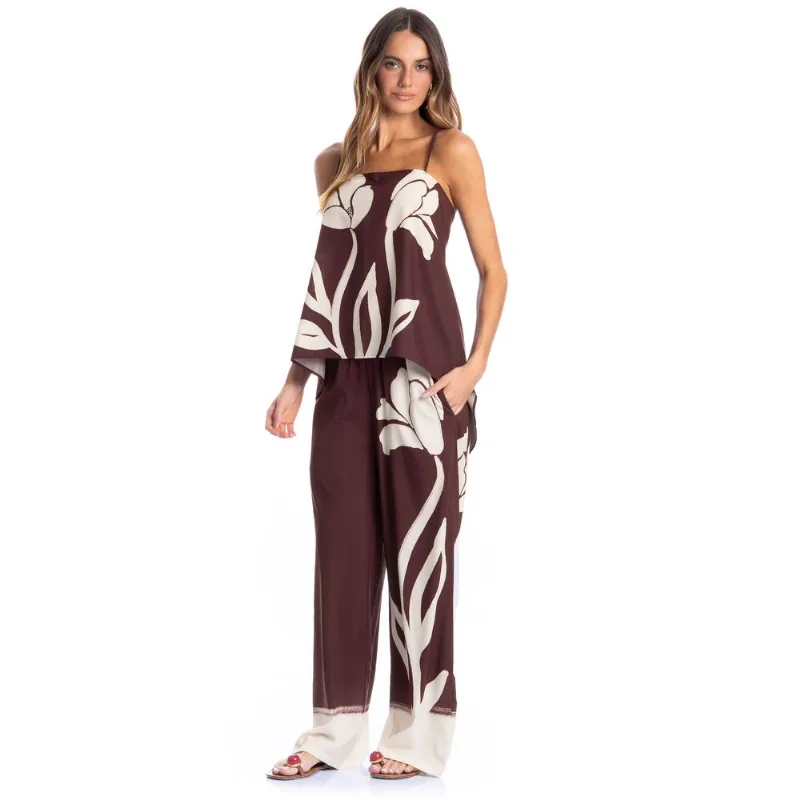 Calça Feminina Com Bolso Toscana Vermelho/P