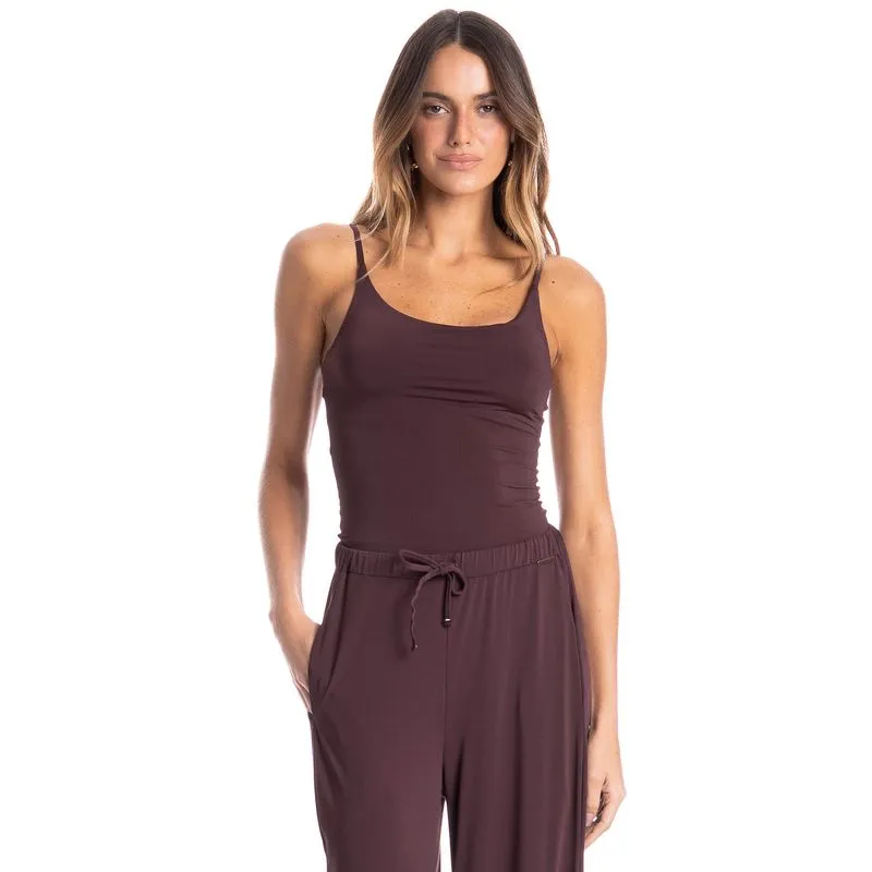 Top Feminino Málaga Barolo Vermelho/M