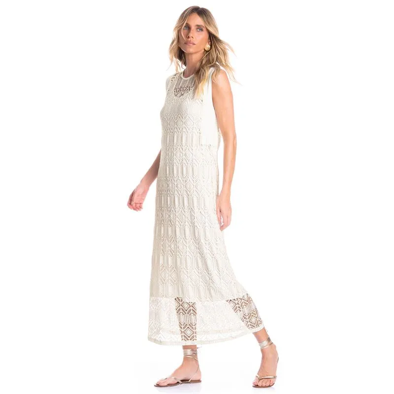 Vestido Regata Com Combinete Barolo Branco/P
