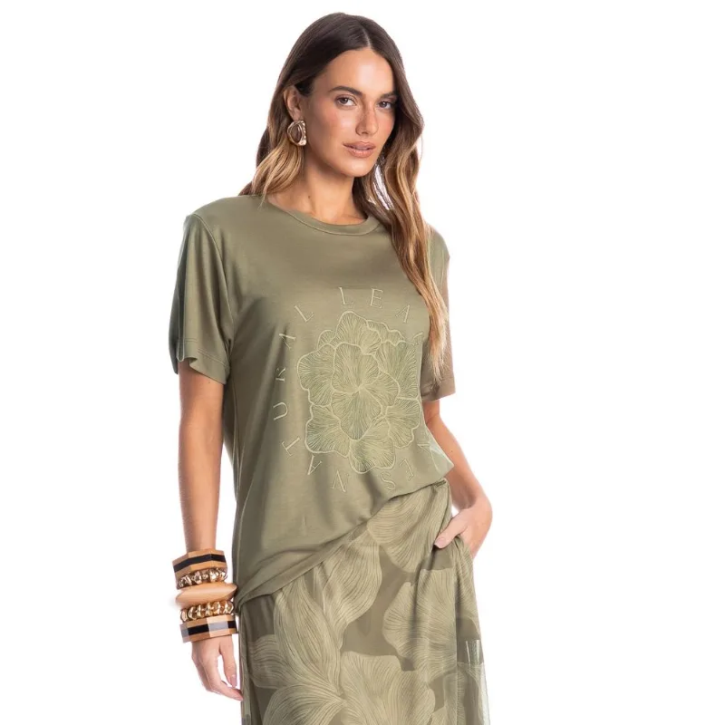 Camiseta Feminina Bruma Verde/P