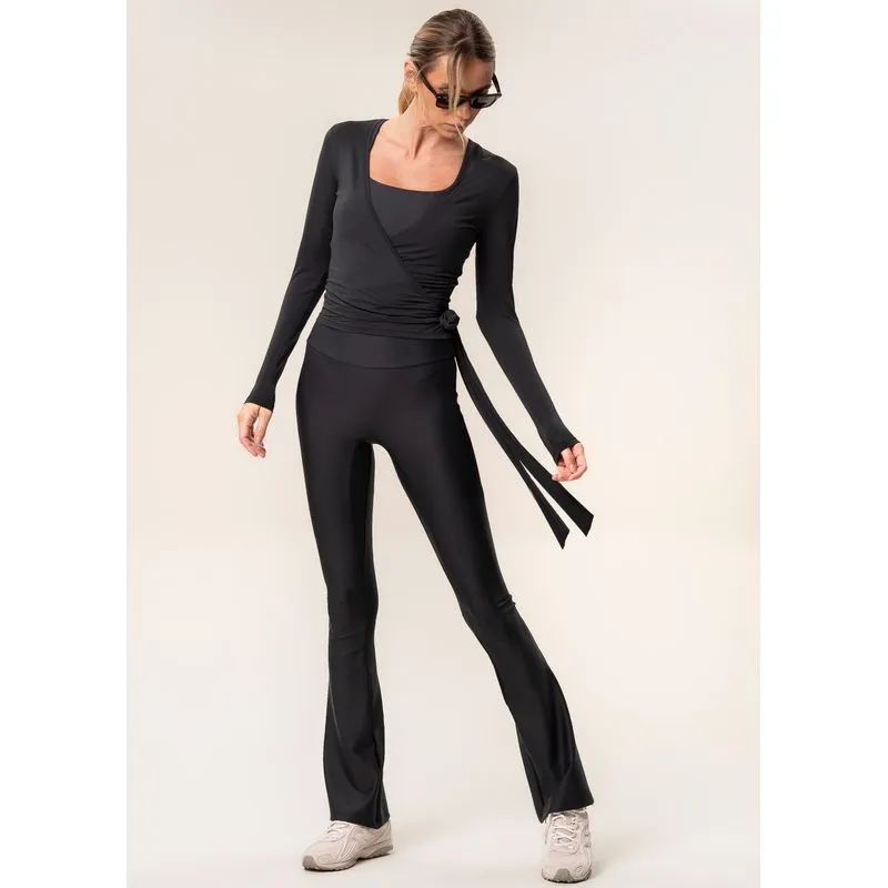 Calça Feminina Mini Flare Seamless Shape Balance Vivame Preto/P