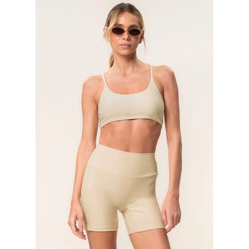 Shorts Médio Seamless Shape Balance Vivame Bege/M