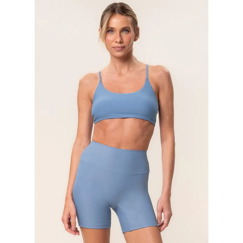 Top Costas Cruzadas Balance Vivame Azul/G