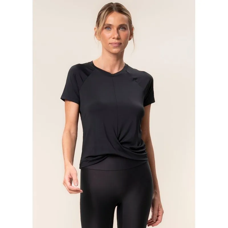 Camiseta Crop Balance Vivame Preto/G