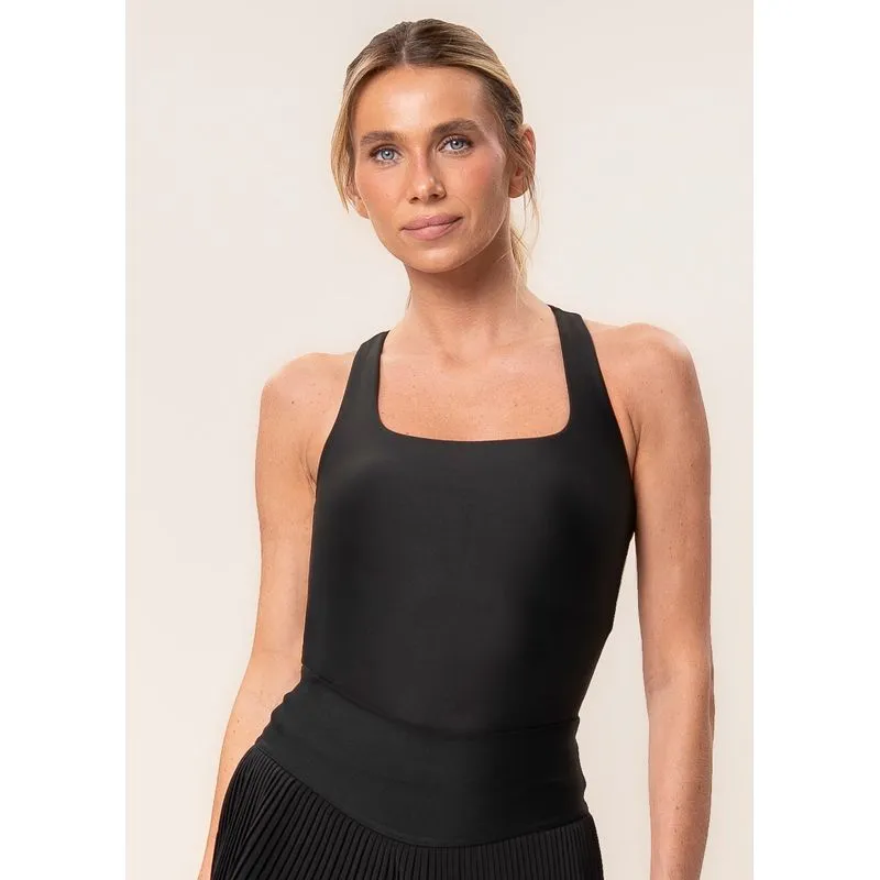 Top Alongado Nadador Balance Vivame Preto/G