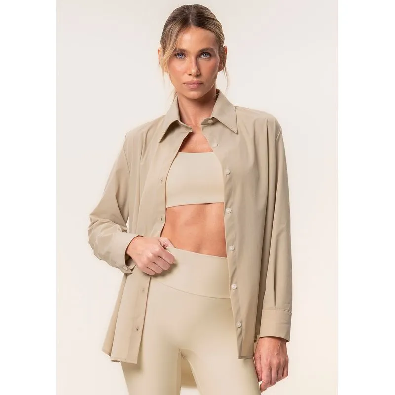 Camisa Feminina Kayla Vivame Bege/G