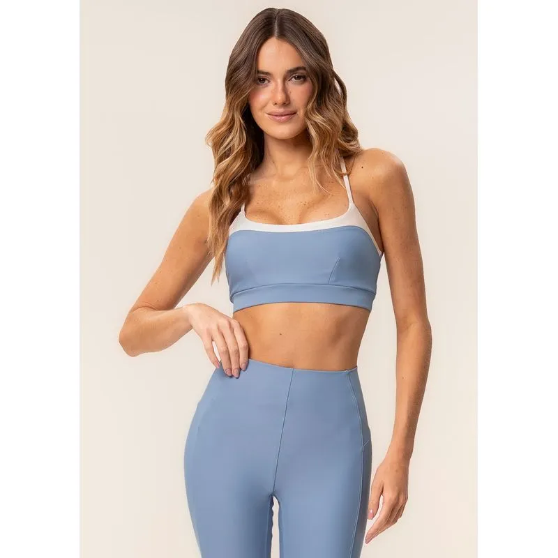 Top Cruzado Dash Vivame Azul/G