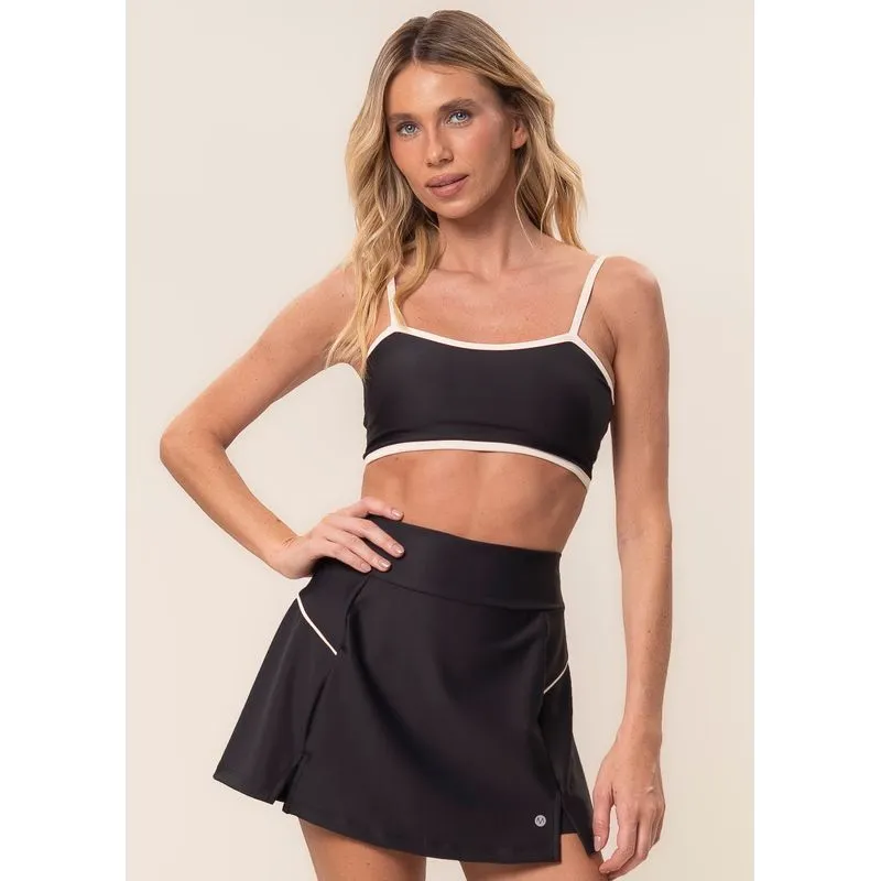 Short Saia Curve Vivame Preto/P
