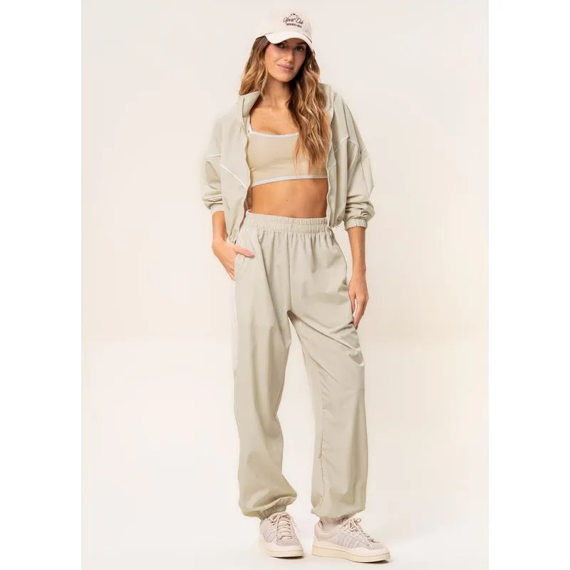 Calça Barrel Flex Vivame Bege/P