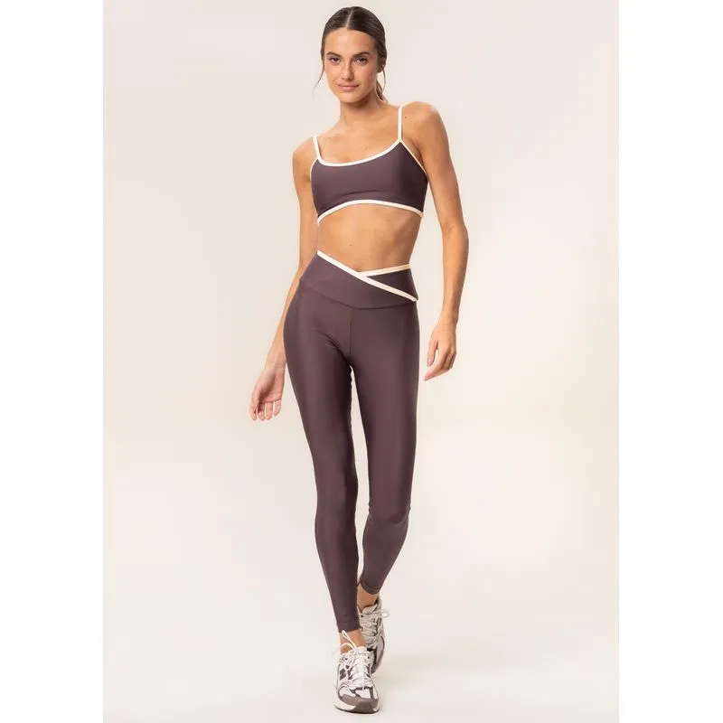 Calça Legging Wrap Shape Grip Vivame Roxo/M