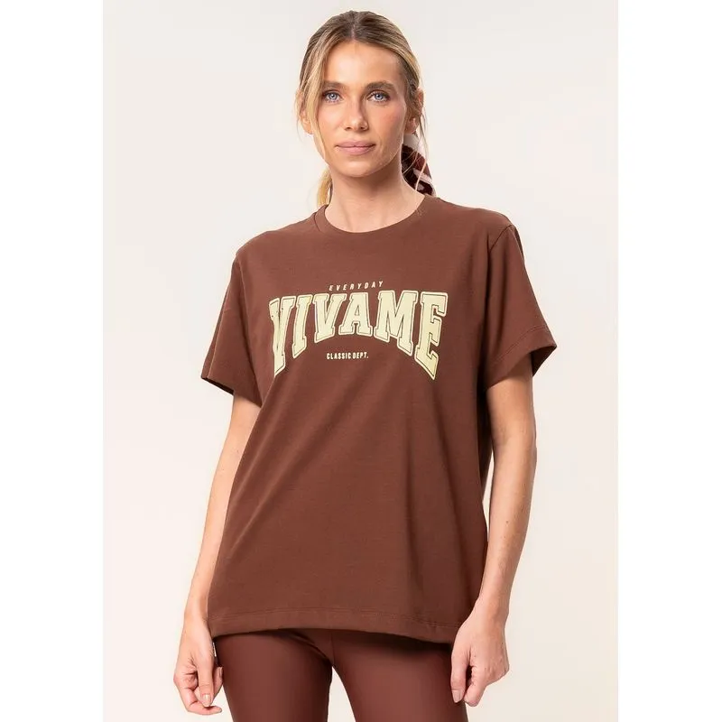 Camiseta Grip Vivame Marrom/P