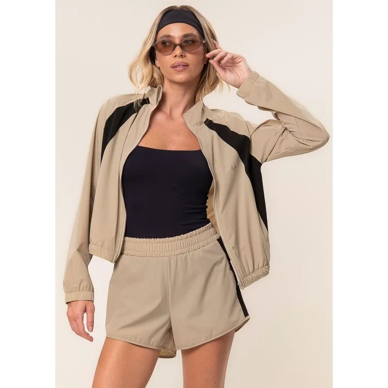 Shorts Duplo Move Vivame Bege/M