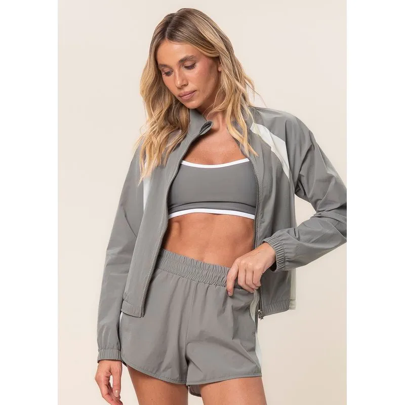 Shorts Duplo Move Vivame Cinza/P