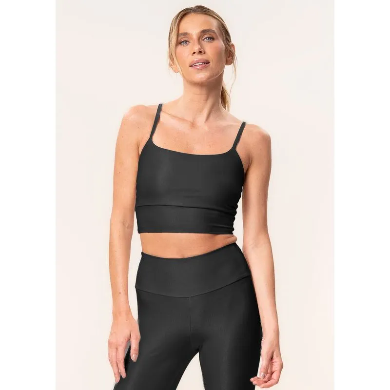 Top Alcinha Nadador Glow Black Vivame Preto/M