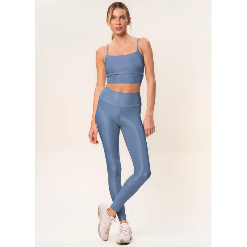 Calça Legging Essential Shape Soft Glow Vivame Azul/P