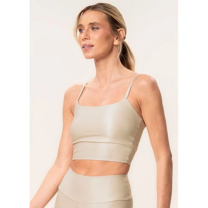 Top Alcinha Nadador Soft Glow Vivame Bege/GG