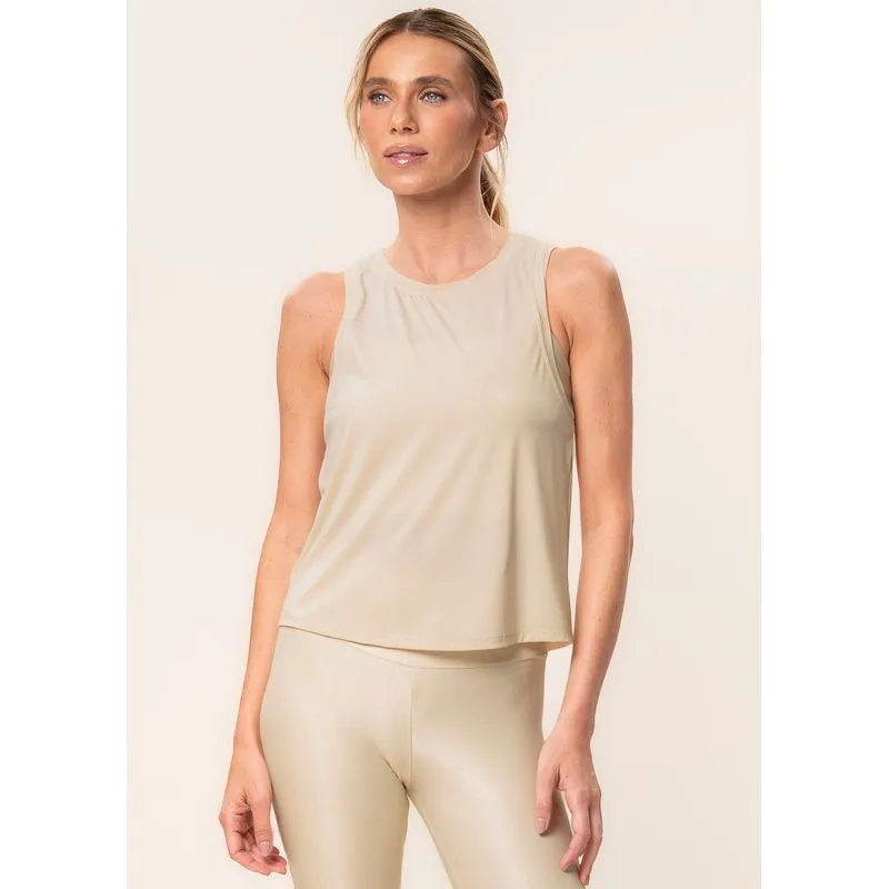Regata Feminina Basic Soft Glow Vivame Bege/GG