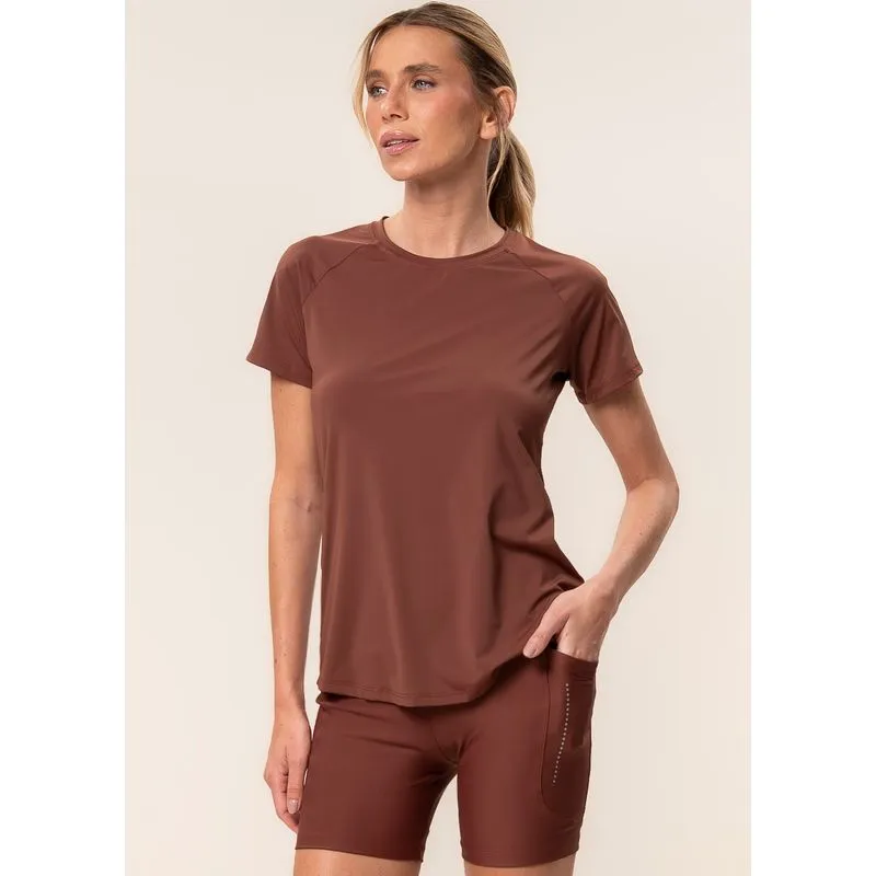 Camiseta Raglan Elite Color Vivame Marrom/G