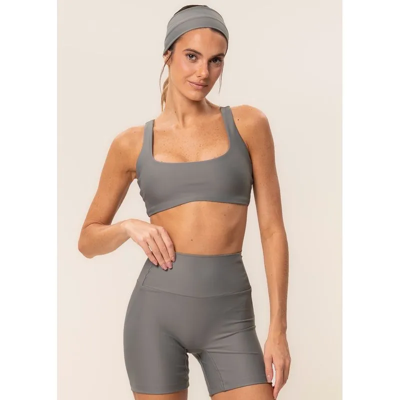 Shorts Médio Seamless Shape Daily Vivame Cinza/M