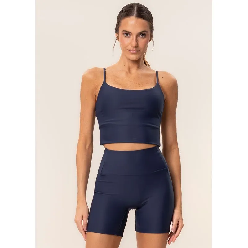 Top Crop Alcinha Daily Vivame Azul Marinho/M