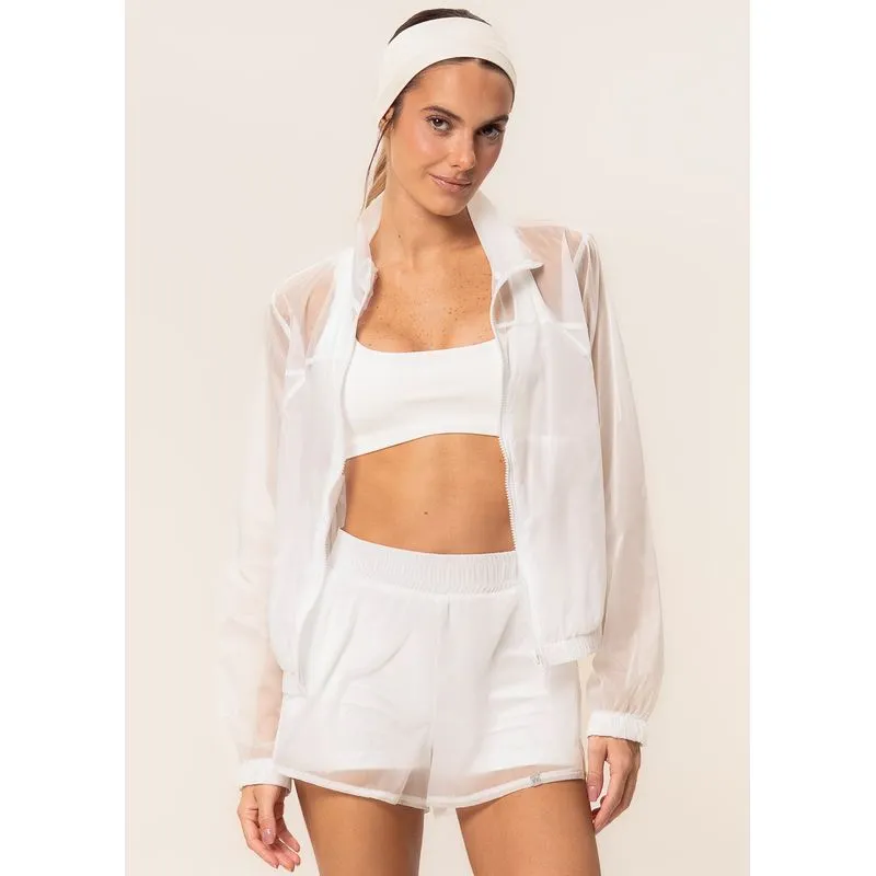 Jaqueta Com Bolsos Corta Vento Daily Vivame Branco/M