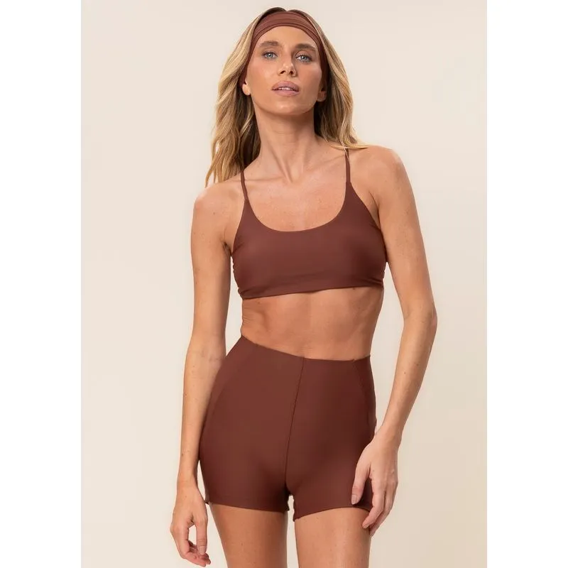 Shorts Curto Invisible Shape Elevate Vivame Marrom/G
