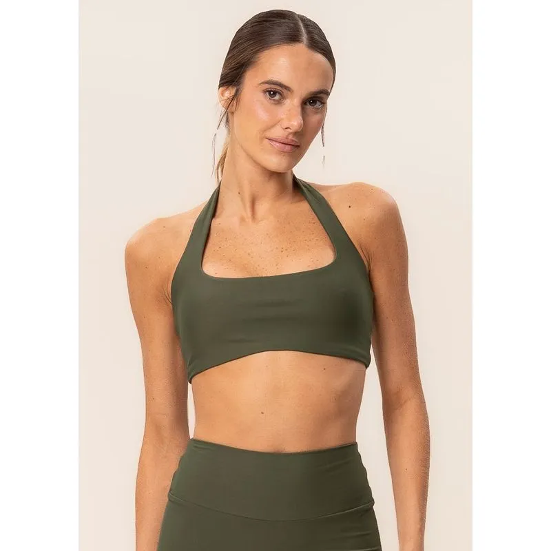 Top Halter Neck Core Vivame Verde/G