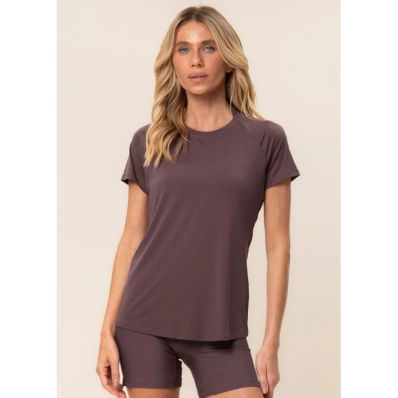 Camiseta Raglan Core Vivame Roxo/G
