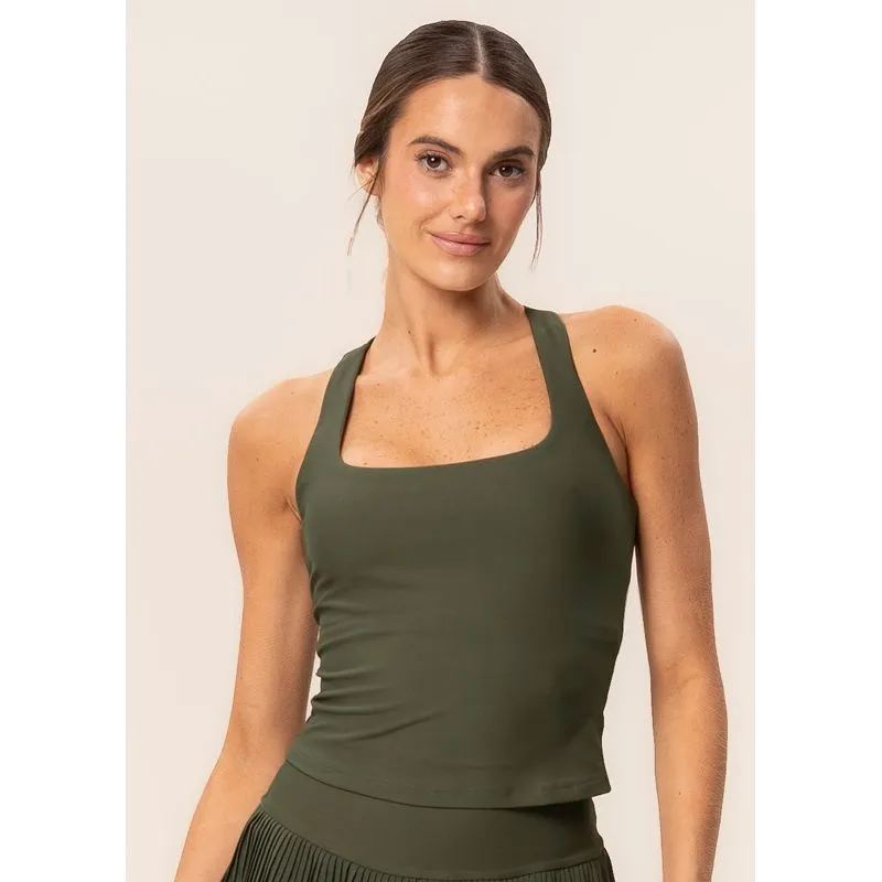 Top Alongado Nadador Core Vivame Verde/P