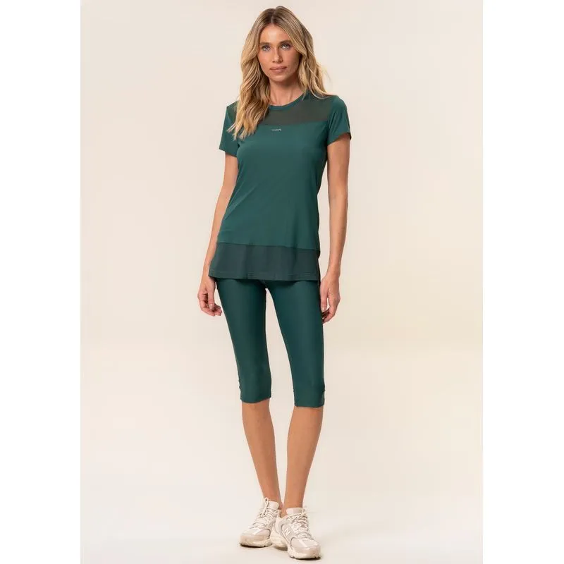 Calça Perfect Shape Capri Compress Vivame Verde/M