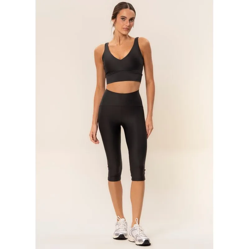 Calça Perfect Shape Capri Compress Vivame Preto/G
