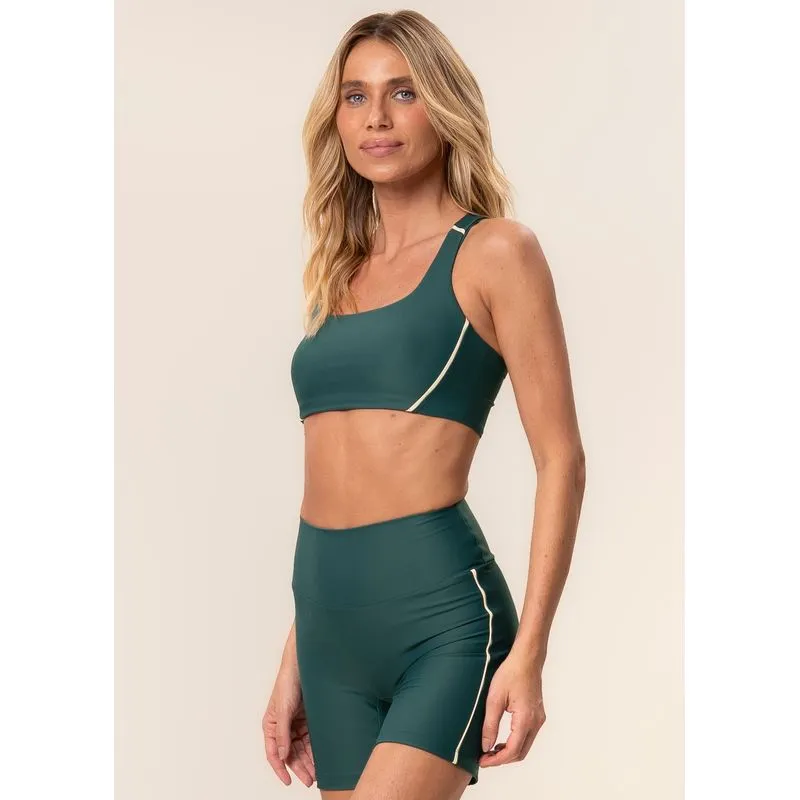 Shorts Médio Seamless Shape Endurance Vivame Verde/P