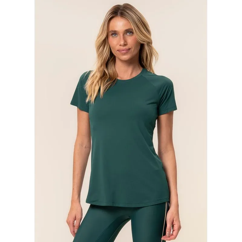 Camiseta Feminina Raglan Endurance Vivame Verde/P
