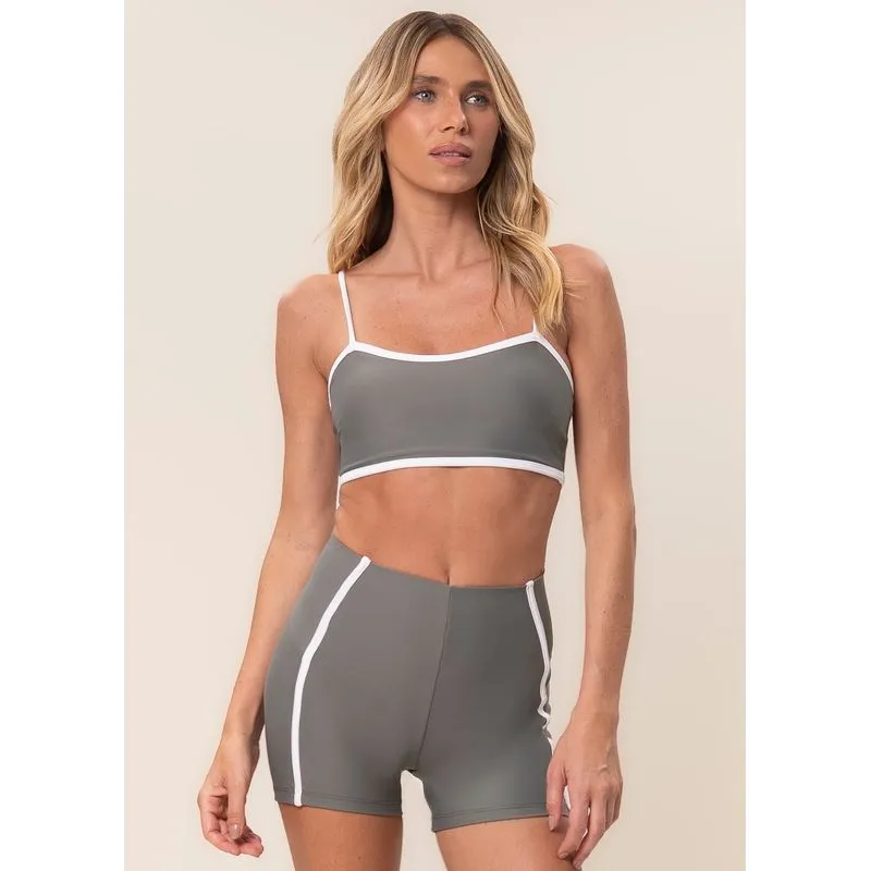 Shorts Curto Curve Invisible Slim Shape Cinza/P