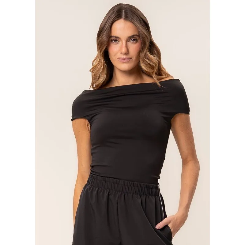 Blusa Trend Ombro A Ombro Contour Vivame Preto/M