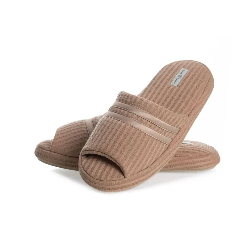 Chinelo Aberto Liss Piquet Marrom/40