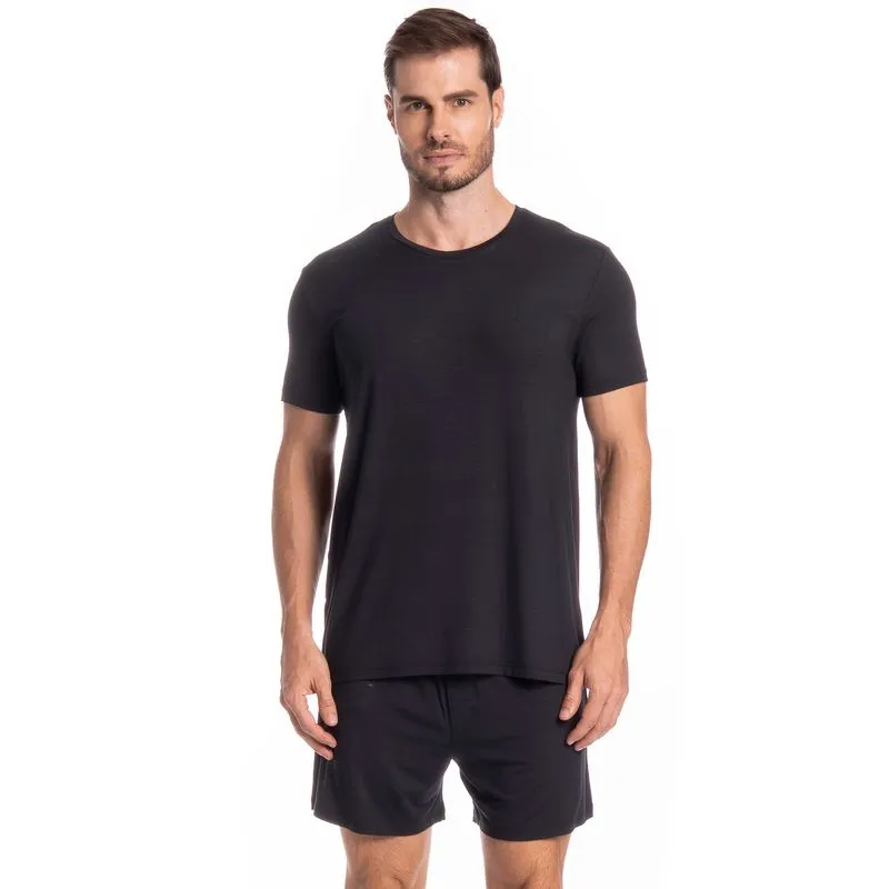 Camiseta Masculina Turim Tombini Preto/GG