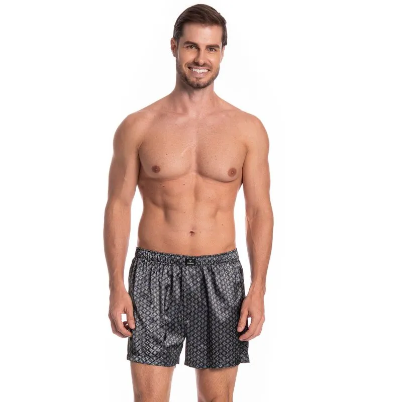 Boxer Masculina Enzo Tombini Preto/M