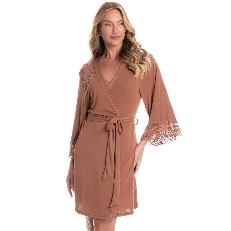 Robe Feminino Manu Colors Marrom/TU