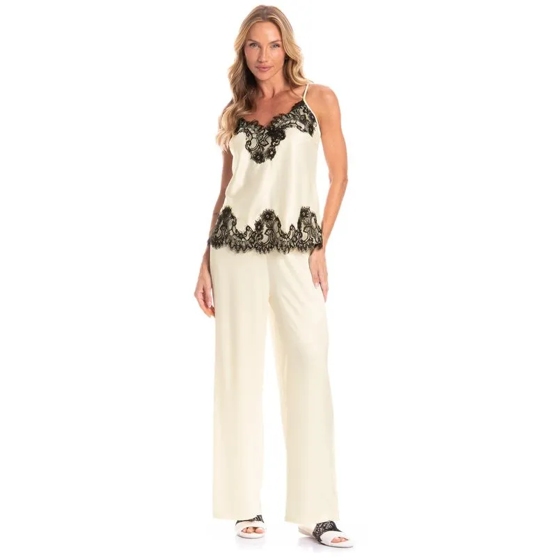 Conjunto Feminino Longo Alícia Branco/M