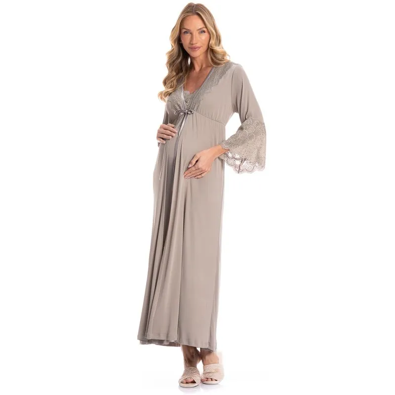 Robe Feminino Longo Nani Bege/TU
