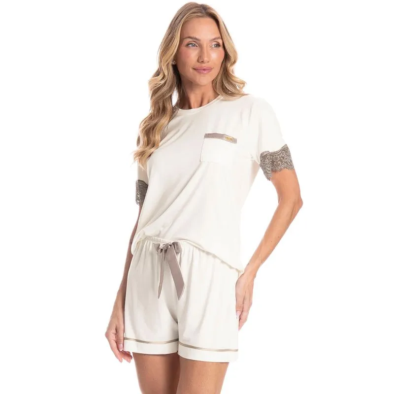 Pijama Feminino Sublime Branco/P