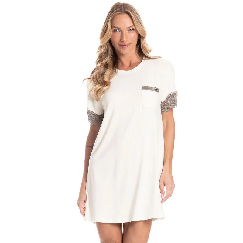 Camisão Feminino Sublime Branco/P