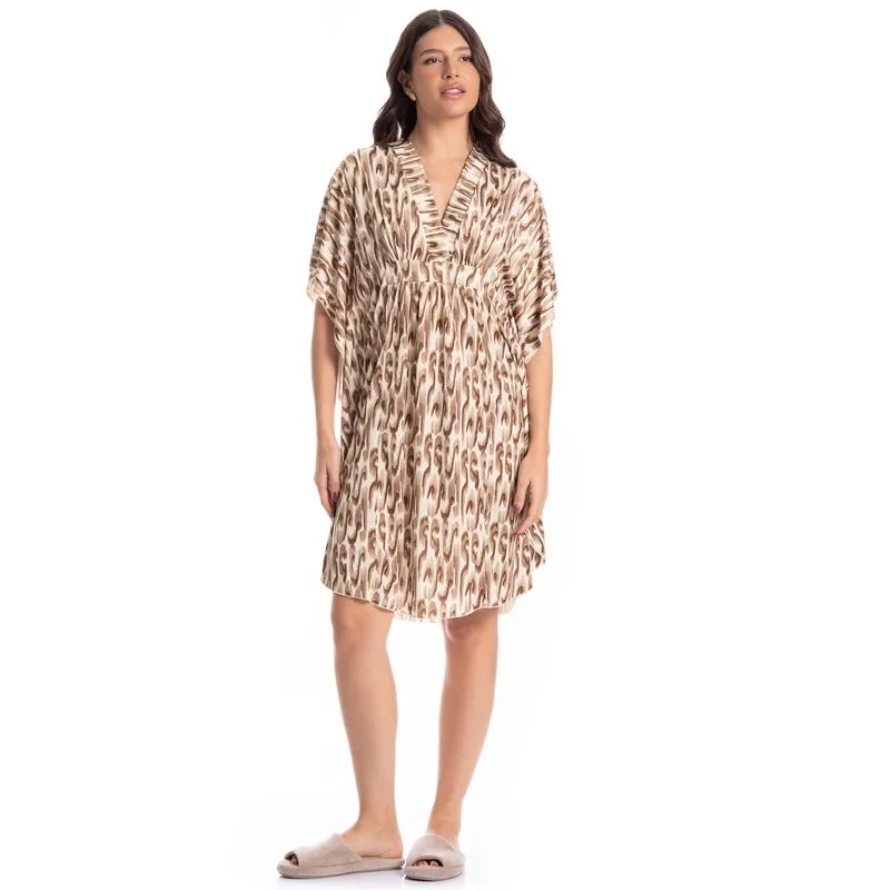 Kaftan Feminino Médio Savage Marrom/G
