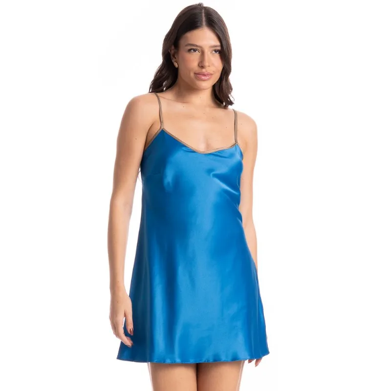 Camisola Feminina Tati Constanza Azul-2/M