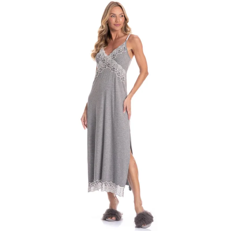 Camisola Feminina Midi Érica Cinza/M
