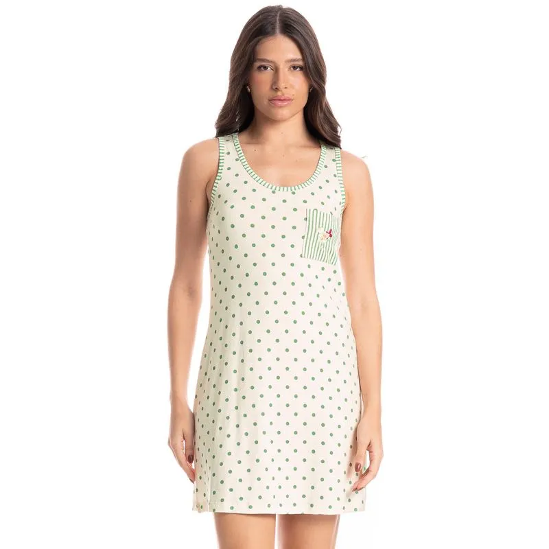 Camisão Feminino Regata Lola Verde/GG