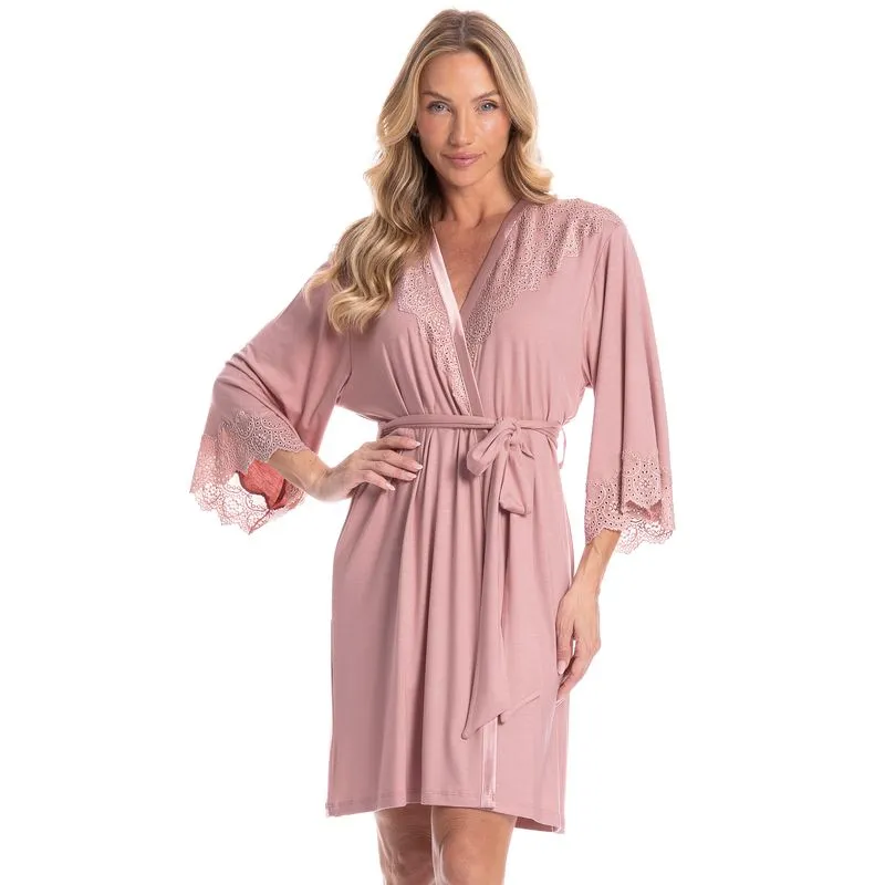 Robe Feminino Laise Rosa-3/TU